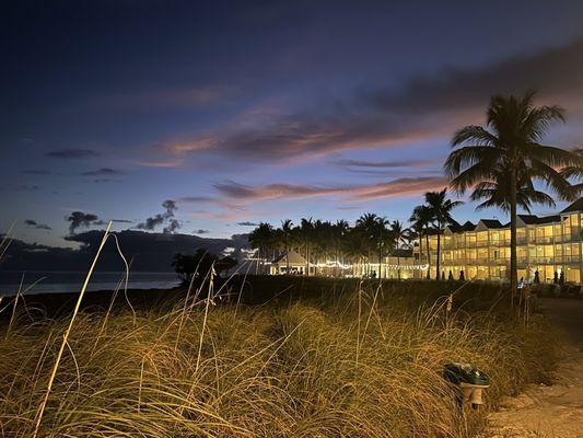 View from the sushi cabana.