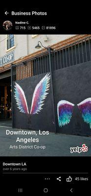 We went all over Los Angeles to find Angel Wings murals!