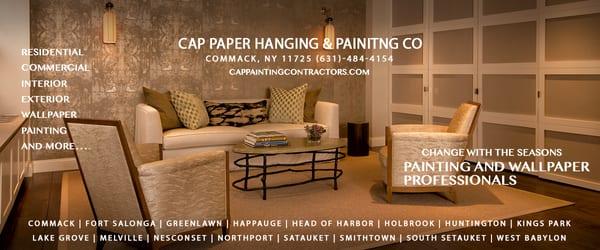 Local House Painting and Wall Paper Hanging Services Long Island and NYC-Levittown-Atlantic Beach-West Babylon