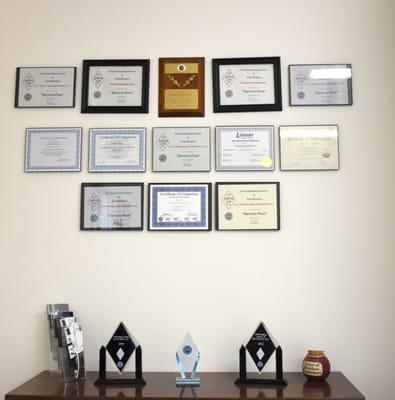 All of our technicians are certified and highly trained.