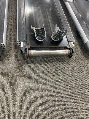 Broken treadmill