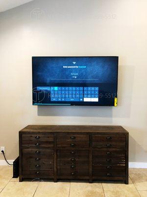 65 inch Vizio TV Mounting - Drywall - Tilting Mount