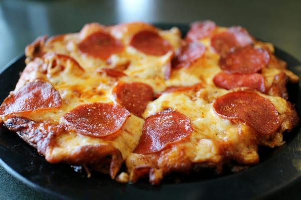 Individual sized one topping pizza...part of the lunch special. $10.35 includes tax