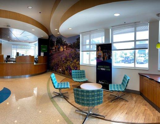 Interior of Axiom Bank's Winter Park branch