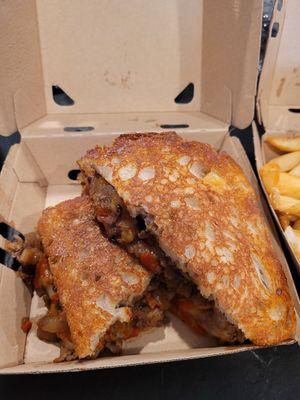 Steak & Cheese Grilled Cheese