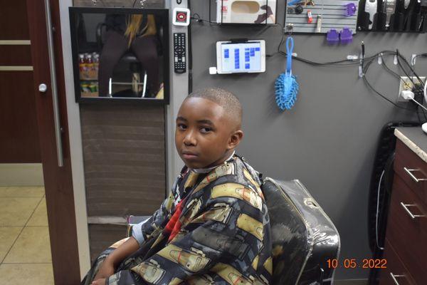 Kid skin fade