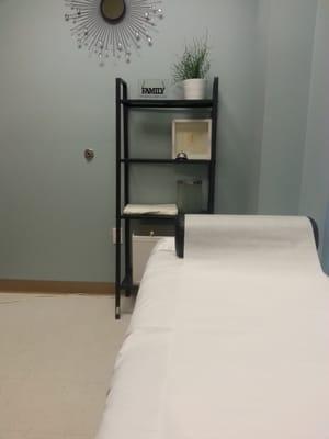 Treatment Rooms have different colors and different temperatures to suit each patient