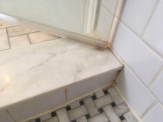 Mold in showers which got worse