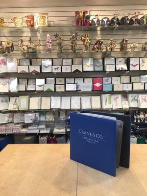 Large selection of fine stationary & space to sit and plan layout & print. Judy is very knowledgeable about the quality of the products.