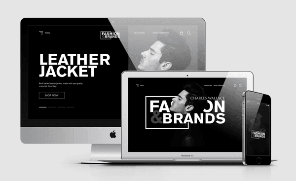 Digital brand identity, Website design for a startup fashion brand