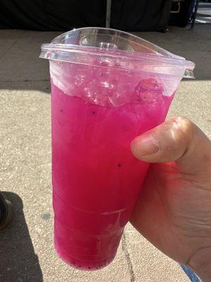 Dragonfruit lemonade