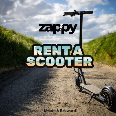 Zappy Electric Scooter Rentals Miami Fort Lauderdale Hallandale Aventura