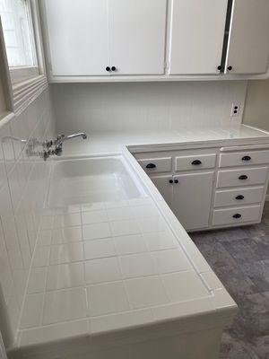 Countertop & Kitchen sink