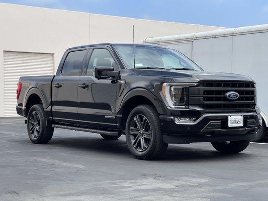 2021 Ford F-150 Lariat 4x4  New Vehicle Correction & Protection Ceramic Coat Package.