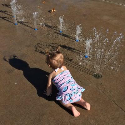 Splash pad! So fun!