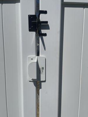 All island fence gate latch