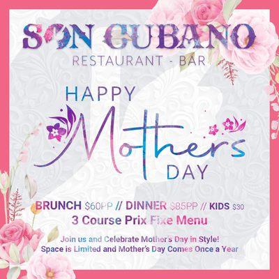 Join us for Mother's Day @ Son Cubano