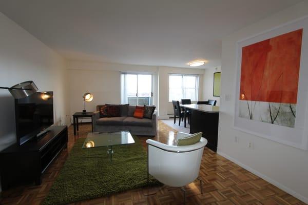 Open Concept Living/Dining Area