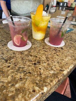 Berry Mojitos and Mango Creeksicle