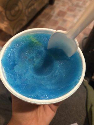 Blueberry water ice