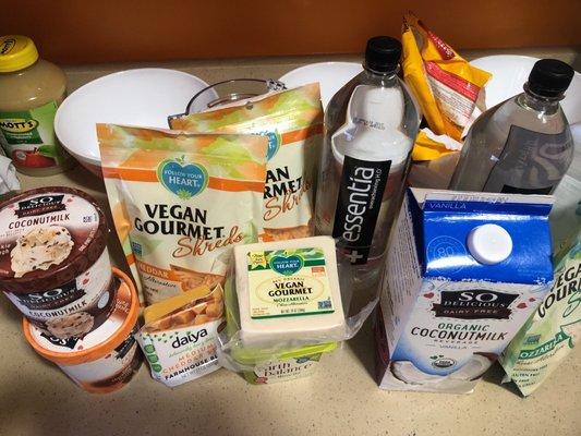 Who said you have to go without. Vegan friendly items.