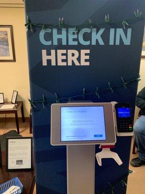 Check in Kiosk