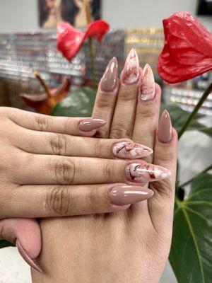 Marble nails