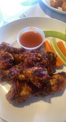 BBQ chicken wings- large and delicious