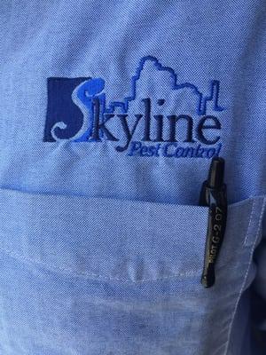 Skyline pest control, Rob ! Service tech is the man!!! Highly recommend his service! :)