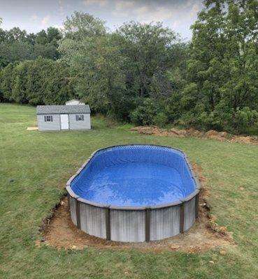 A great pool installation! July 2021