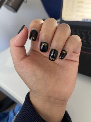 Halloween themed nails