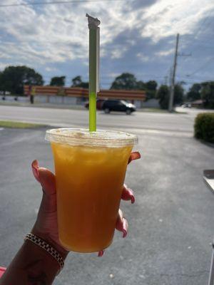 Mango passion fruit juice