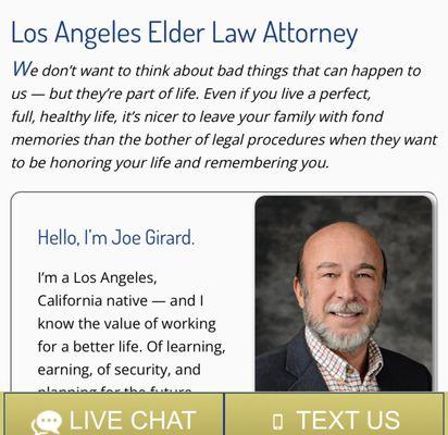 Joseph Girard - LA Elder Law