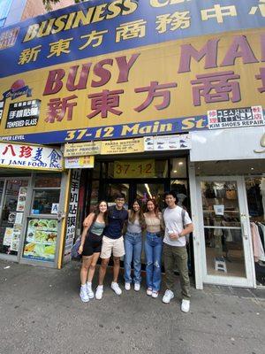 Stopped by Busy Mall during our Flushing food trip!