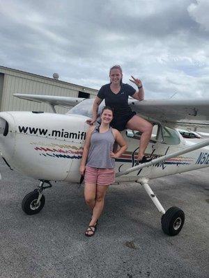 Flight school for my girls!