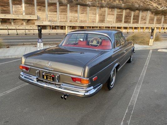 1970 Mercedes 280se.