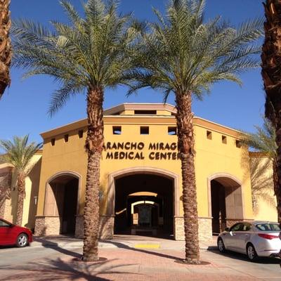 Rancho Mirage Medical Center: entrance to Eisenhower Urgent Care on the corner of Monterey Ave and Country Club Drive.