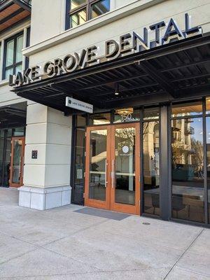 Entrance to Lake Grove Dental