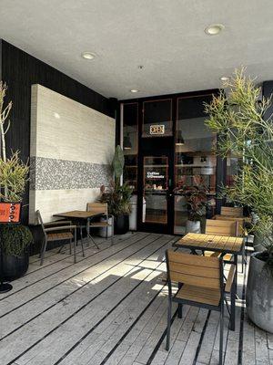 Outdoor seating