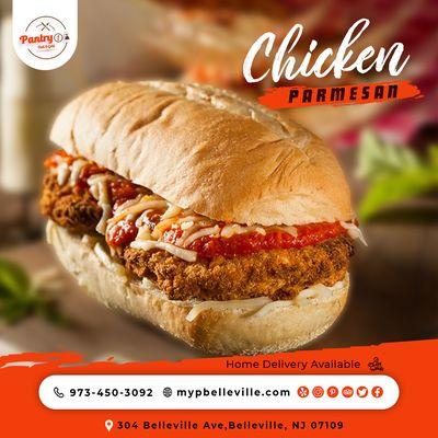 Our Deli restaurant special #ChickenParmesan
 Order Now  https://mypbelleville.com/food/chicken-parmesan-43
 .
 .
 #chickenparmesan