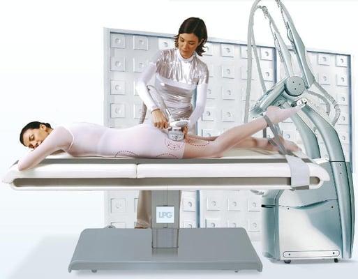 LPG Endermologie-Treatment in Progress