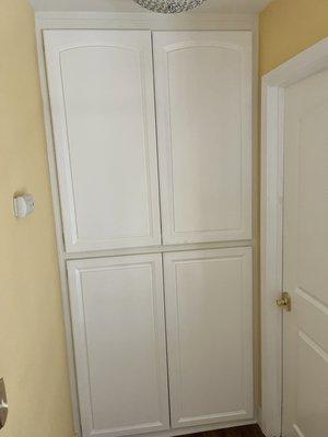 Linens closet doors