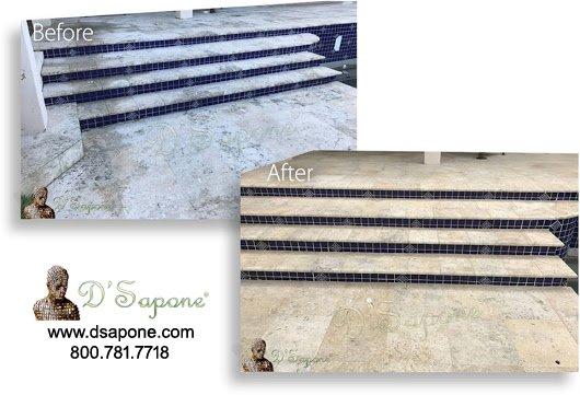 Travertine Tile cleaning and Sealing