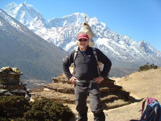 Here is our "Latvian Assassin" at the top of Kilimanjaro.