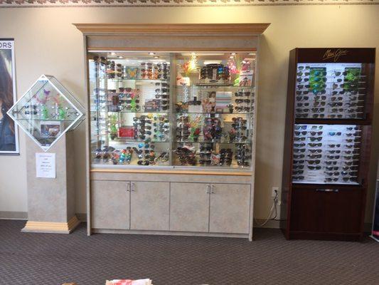 We have over 150 designer sunglasses to choose from!