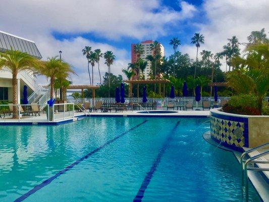 Remodel of the swimming pool at Campo Felice, River District, Fort Myers, FL