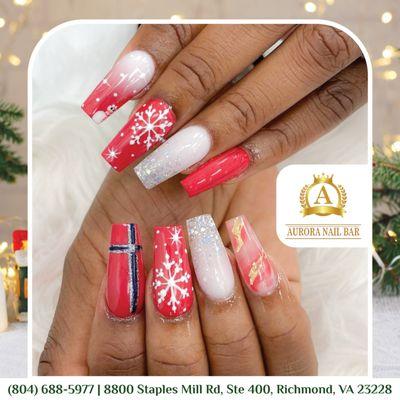 Get ready to shine this New Year with unique nail designs crafted just for you!