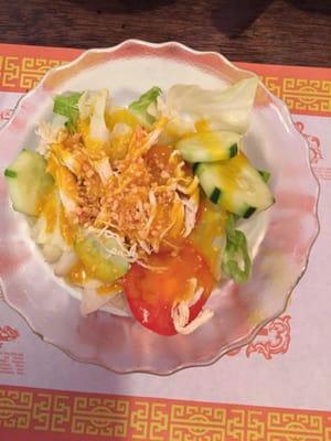 Salad with chicken