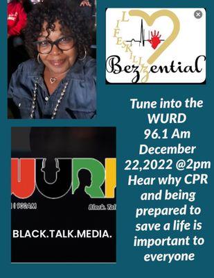 WURD play talk radio speak in about the importance of CPR and life-saving skills