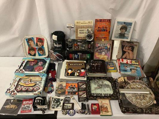 Huge collection of The Beatles - fan merchandise and rare collectibles